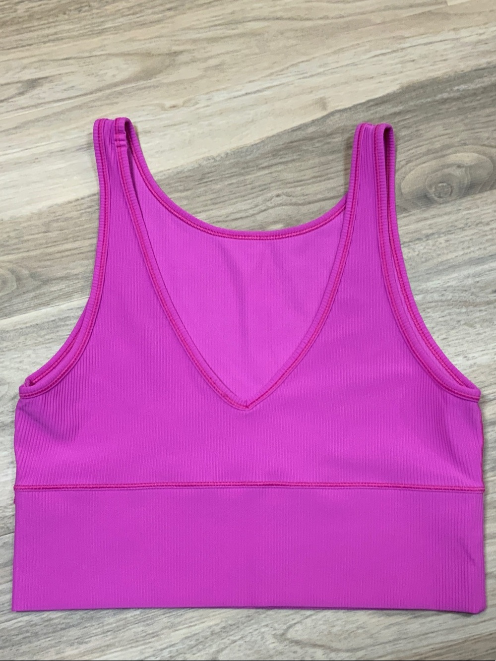 lululemon athletica Power Pivot Ribbed V-Neck Reversible Crop